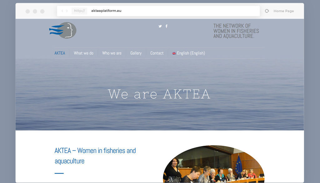 AKTEA Platform website - web design